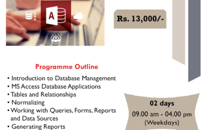 Database Management using MS Access