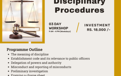 Public Service Disciplinary Procedures