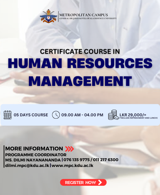 Certificate in Human Resource Management