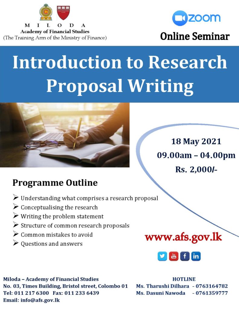 does a research proposal have an introduction