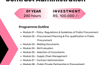 Diploma in Procurement Management and Contract Administration (DPMCA)