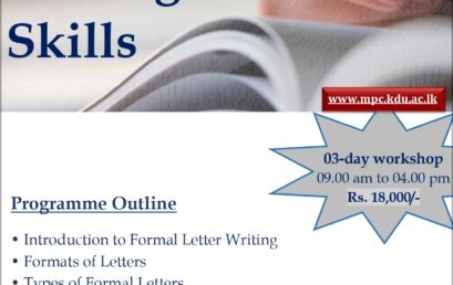 Formal Letter Writing Skills