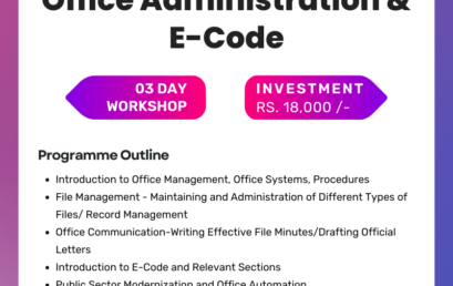 General Office Administration and E-Code